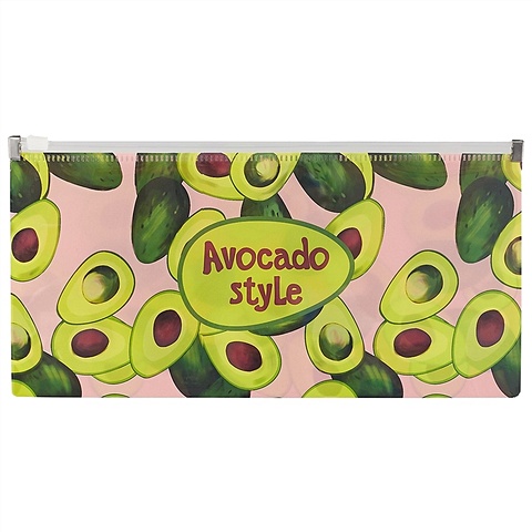 Папка на молнии «Avocado style», 25.5 х 13 см таежная алиса мадрид спутник путешественника