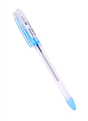 Ручка шариковая синяя K-9 0,4мм, Hatber ручка шариковая синяя logic 0 7 мм hatber