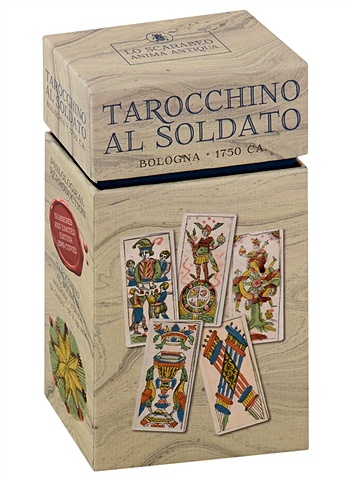Alligo P. Tarocchino Al Soldato (62 Cards with Instructions) alligo p tarocchi piacentini 78 cards with instructions