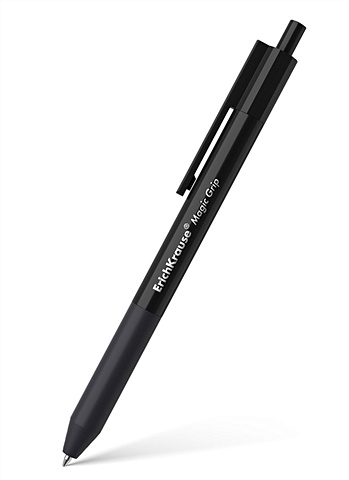 Ручка гелевая авт. сo стир.чернилами черная Magic Grip 0,5мм, ErichKrause ручка гелевая со стираемыми чернилами 0 5 мм 3 шт компл