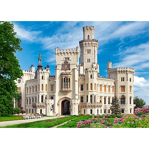 Вокруг света. Замок Глубока (Чехия) ПАЗЛЫ МАКСИ-ПЭК вокруг света красивый замок пазлы макси пэк
