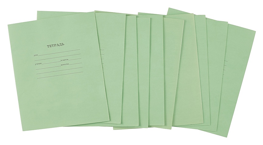 Тетрадь А5, 12 листов, клетка, 10 штук, в блистере тетрадь школьная ученическая erichkrause классика с линовкой зеленая 12 листов крупная клетка в плёнке по 10 шт