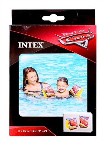 Нарукавники для плавания Тачки INTEX (23 x 15 см) круги и нарукавники для плавания happy baby нарукавники для плавания 121015