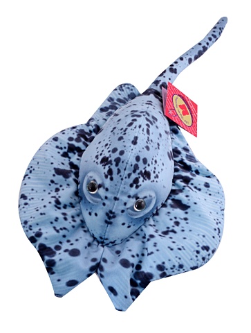 Мягкая игрушка Скат голубой (55 см) (15.159.1) мягкая игрушка дивале скат звездчатый длина с хвостом 45 см