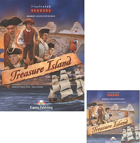 Stevenson R. Treasure Island. Level 4. Книга для чтения (+CD) the barefoot book of pirates cd