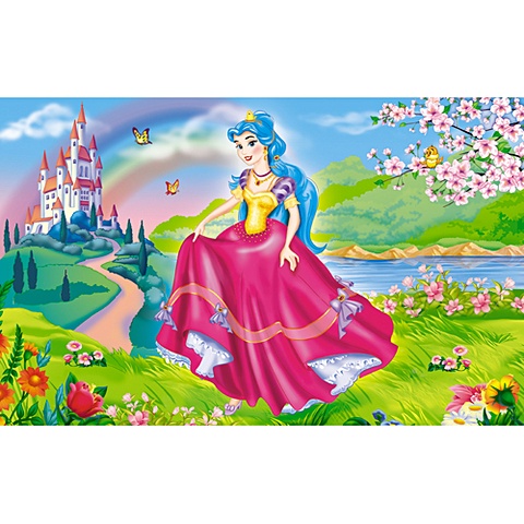 Волшебный мир. Принцесса и цветы ПАЗЛЫ СТАНДАРТ-ПЭК