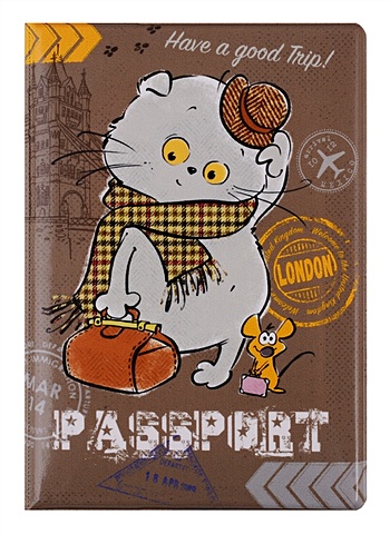 цена Обложка для паспорта Басик: Путешественник