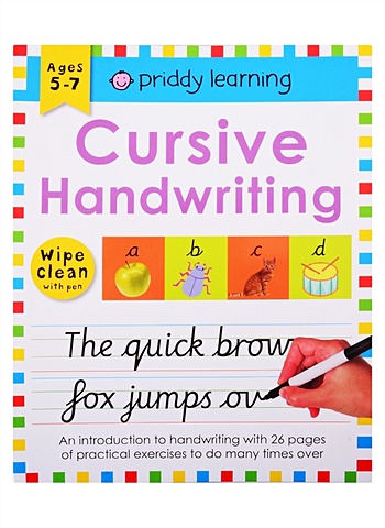 Priddy R. Cursive Handwriting disney princess beat the clock wipe clean timed activities for kids