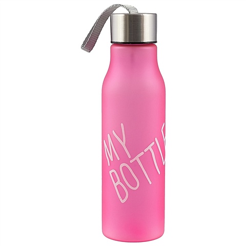 цена Бутылка «My bottle», розовая, 600 мл
