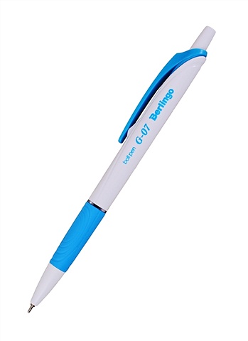 Ручка шариковая Berlingo G-07, синяя, 0.7 мм