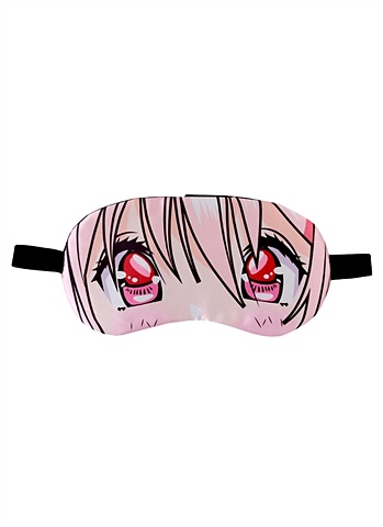 маска для сна аниме глаза ч б оф 2 пакет Маска для сна Аниме Глаза (розовые) (пакет)