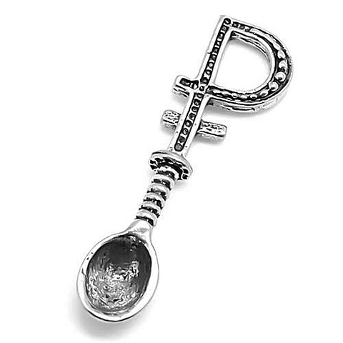 Сувенир МКТ Оберег для кошелька Рублевая Ложка загребушка талисман ложка загребушка с 1 бриллиантом из серебра и золота