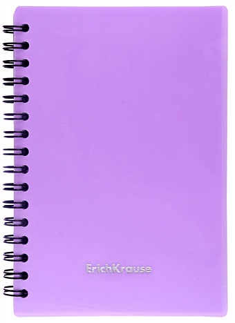 Записная книжка ErichKrause Candy, А6, 80 листов, клетка, сиреневая