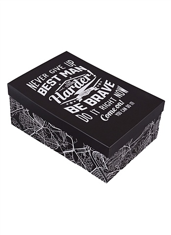 Коробка Мужская 32,5*20*12,5 см, картон подарочная мужская корзина с деликатесами 14