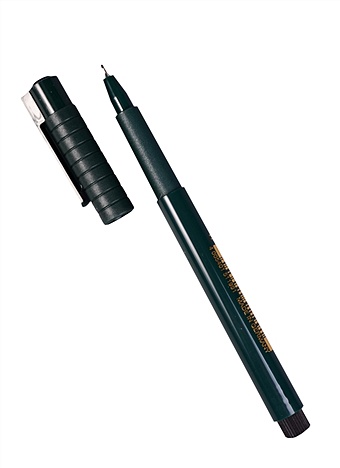 Ручка капиллярная черная FINEPEN 0,4мм ручка гелевая автоматическая faber castell fast gel черная 0 7 мм