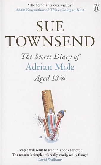 Townsend S. The Secret Diary of Adrian Mole Aged 13 3/4 таунсенд сью the secret diary of adrian mole aged 13 3 4