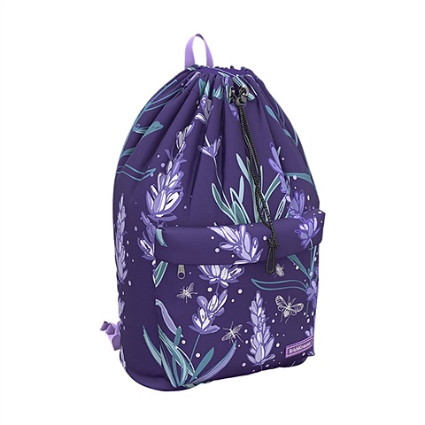 Рюкзак на шнурке Lavender 26x40x17см, ErichKrause рюкзак lavender 1 отд 29x39x13см erichkrause