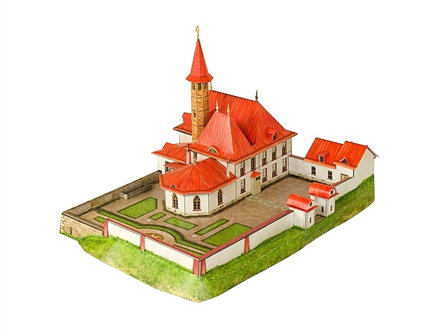 сборная модель приоратский дворец Сборная модель из картона Приоратский дворец. Россия, конец XVIII века