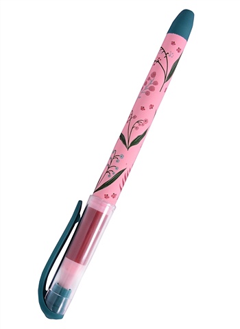 Ручка гелевая черная Garden розовый, 0,5 мм гелевая ручка um 151 0 7 мм черная