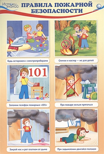 Цветкова Т. Комплект познавательных мини-плакатов Уроки безопасности для детей