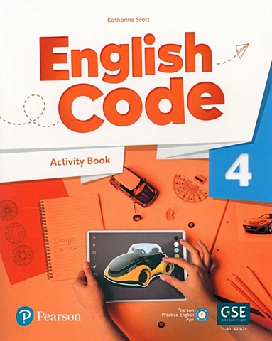 Scott K. English Code 4. Activity Book + Audio QR Code roulston mary english code 3 activity book audio qr code