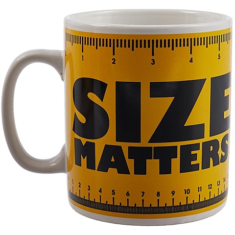 Кружка Size matters (керамика) (900мл)