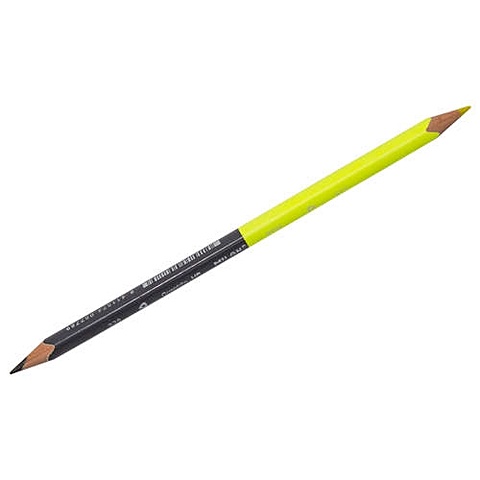 Карандаш, Milan/Милан карандаш двухцветный чернографитный-неоновый, трехгранный