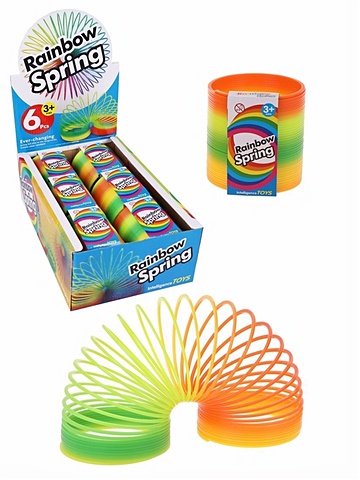 Игрушка, Игра-слик Весенняя радуга 10*10см, дисплей G7188 слинки yi jia toys летняя радуга разноцветный
