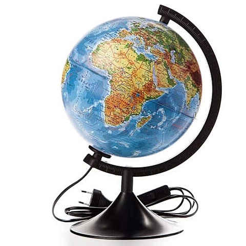 глобус земли физический с подсветкой диаметр 210мм Глобус Globen/Глобен d=210мм Серия Классик Физический, с подсветкой