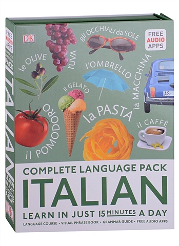 Complete Language Pack Italian Learn in Just 15 minutes a Day italian grammar and practice