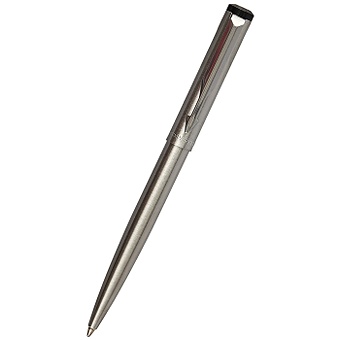 Шариковая ручка «Parker Vector Steel K03. Stainless Steel CT M», синие чернила