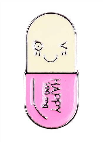 цена Значок Pin Joy. Happy pill
