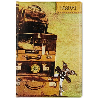 цена Обложка на паспорт «My adventures. Чемоданы»
