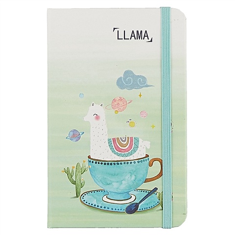 Записная книжка «Llama in cup», 96 листов, А6 записная книжка glitter happiness 96 листов 10 5 х 7 см