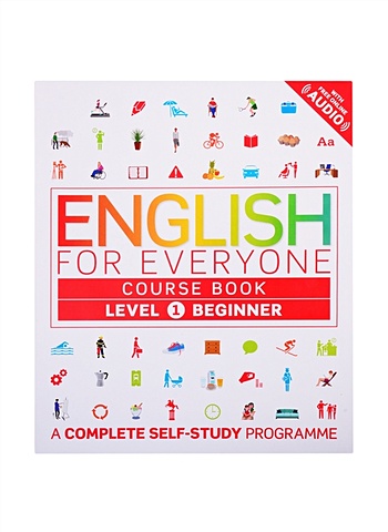 English for Everyone Course Book Level 1 Beginner learn from scratch a collection of noted musical notation piano basic course elementary introduction self study music book