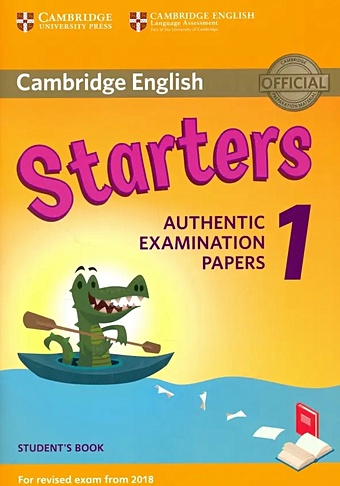 Cambridge English Starters 1 for Revised Exam from 2018 Students Book on screen revised b2 test booklet cd rom