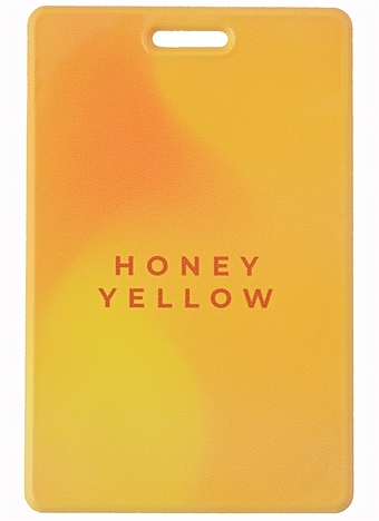 Чехол для карточек вертикальный Monochrome Honey Yellow