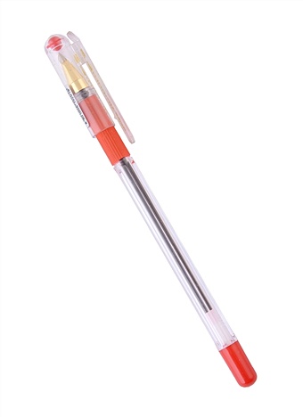 Ручка шариковая красная MC Gold 0,5мм, MunHwa