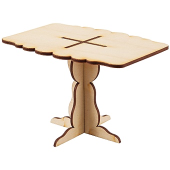 Мебель кукольная для росписи Стол красивая искусственная деревянная мебель шкафчик приемник стол изысканный стол мебель для салона cy50nt