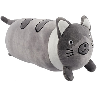 Мягкая игрушка Кот в полоску (серый) (40 см) мягкая игрушка кот серый 40 см