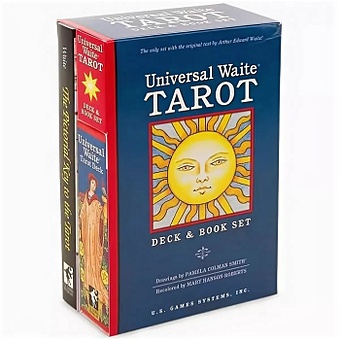 Universal Waite Tarot Deck and Book Set 
