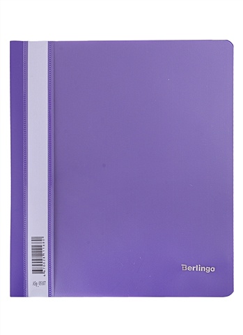 Папка-скоросшиватель А5 пластик, фиолетовая, Berlingo папка с зажимом attache fluid фиолетовая selection 1046529