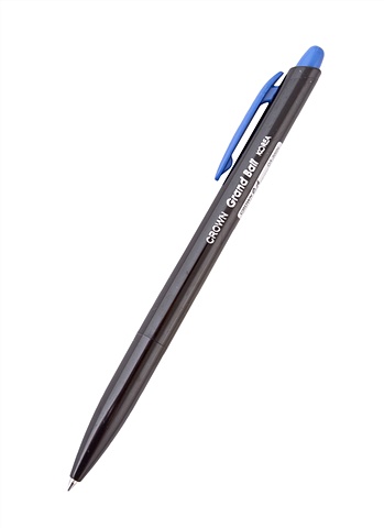 Ручка шариковая авт. синяя Grand Ball 0,7мм, Crown ручка шариковая авт синяя ceo ball 0 7мм crown