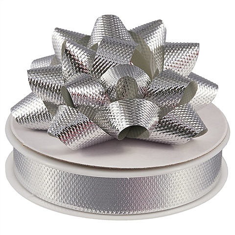 Набор для упаковки «Металлик», бант, лента набор для декорирования блеск бант 6см лента 2см 3м серебро
