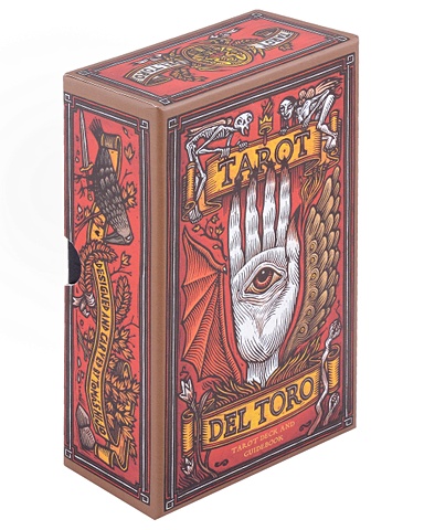 Hijo T. Tarot del Toro 78 cards+ booklet tarot del toro a tarot deck and guidebook inspired by the world of guillermo del toro novelty bookbeginners card game deck toy