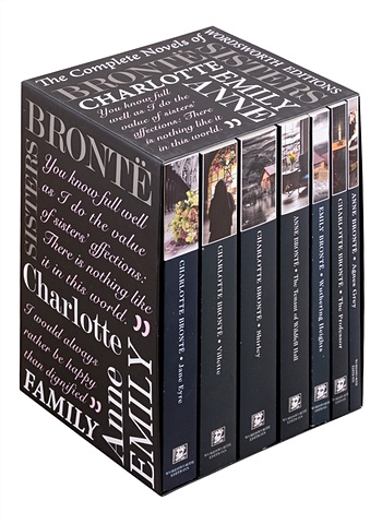 bronte с bronte e bronte a poems сборник стихов т 10 на англ яз Bronte A., Bronte C., Bronte E. Complete Bronte Collection (комплект из 7 книг в футляре)