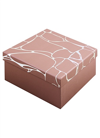 Коробка подарочная Milk chocolate 17*17*9см, картон коробка подарочная единорог 17 17 17см голография картон