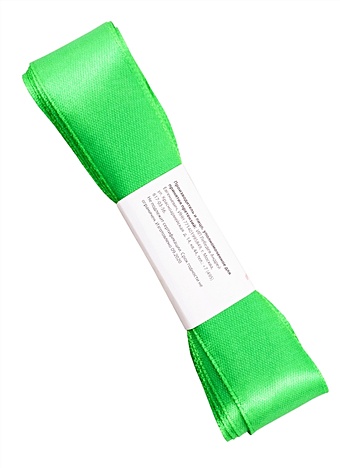 Лента атласная 1 (25мм) цв.3042 зеленый Art idea, 4,5 м краски акварельные art idea 24 цв