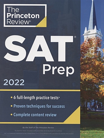 SAT Prep 2022 cracking sat with 6 practice tests 2017 premium edition