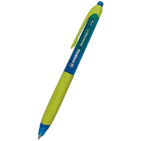 Ручка шариковая автоматическая «Performer+», синяя, Stabilo ручка шариковая stabilo performer черная